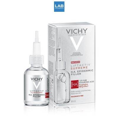 VICHY Liftactiv Supreme H.A. Epidermal Filler Serum 30 ml. - วิชี่ ลิฟแอ็คทีฟ สุพรีม เฮช.เอ. ลิฟแอ็คทีฟสุพรีม เฮช.เอ. อิพิเดอร์มิกฟิลเลอร์ เซรั่ม บำรุงผิวหน้ามอบผิวดูเด้งอิ่มฟูริ้วรอยดูลดเลือน 1 ขวด บรรจุ 30 มิลลิลิตร