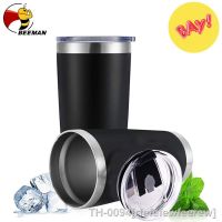 ✔▽❡ rfefefewfeerew Garrafa térmica de aço inoxidável copo cerveja caneca vácuo isolado com tampas do café drinkware stanley