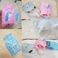 กระเป๋าใส่น้ำร้อน กระเป๋าน้ำร้อน HOT WATER BAG 20 ML บรรจุน้ำร้อน สำหรับประคบร้อน 80 -100 องศา หรือน้ำเย็นจัด 0 องศา ประคบเย็นได้ (คละสี)