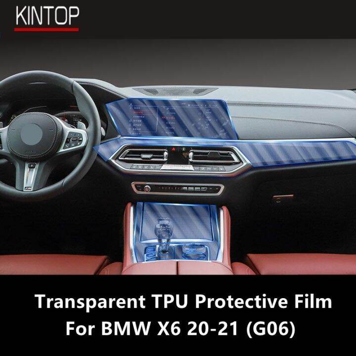 for-bmw-x6-20-21-g06-car-interior-center-console-transparent-tpu-protective-film-anti-scratch-repair-film-accessories-refit