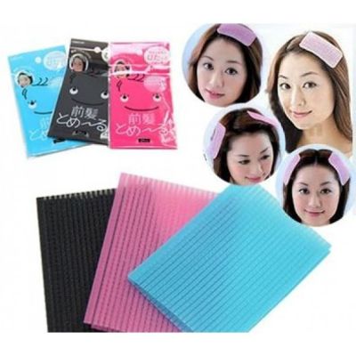 Magic Fringe Velcro Hair Patch in Pink and Black