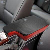 [Automobile accessories] อุปกรณ์เสริมรถยนต์หนังเนื้อคาร์บอนควบคุมที่พักแขนตรงกลางของฝาครอบกล่องสำหรับ BMW 3 Series E90 2005 2006 2007 - 2012