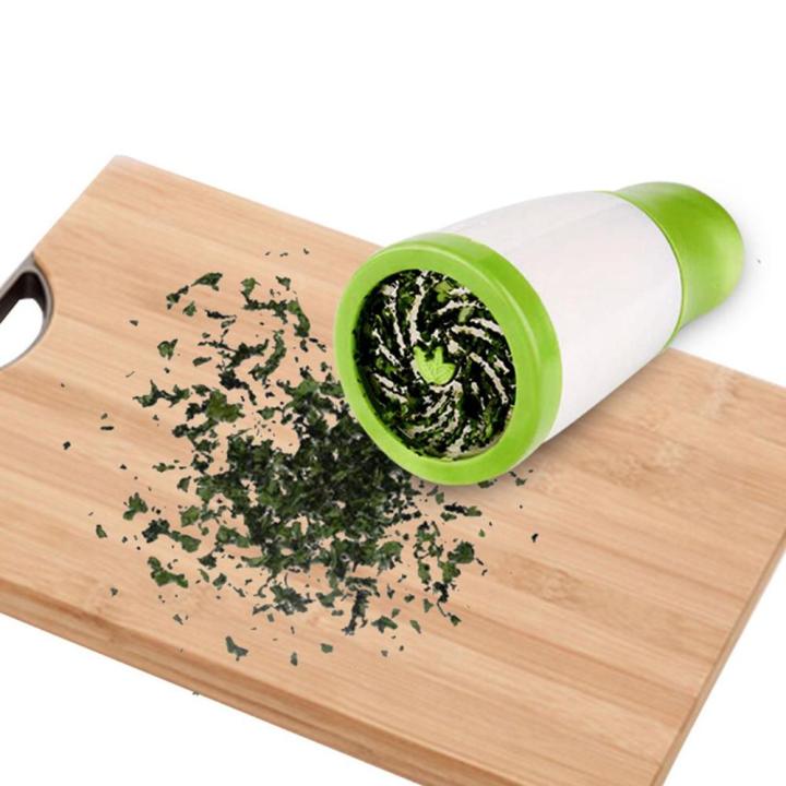 Herb Grinder, ELEOPTION Parsley Chopper Herb Mill Grinder ,Spice Mill Parsley Shredder ,Creative Cooking Tools (Herb Grinder)