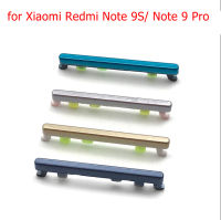 ปุ่มปรับระดับเสียงสำหรับ Xiaomi Redmi Note 9S/ Note 9 Pro,อะไหล่ปุ่มเปิดปิดปุ่มด้านข้างกุญแจสวิตช์สำหรับซ่อม