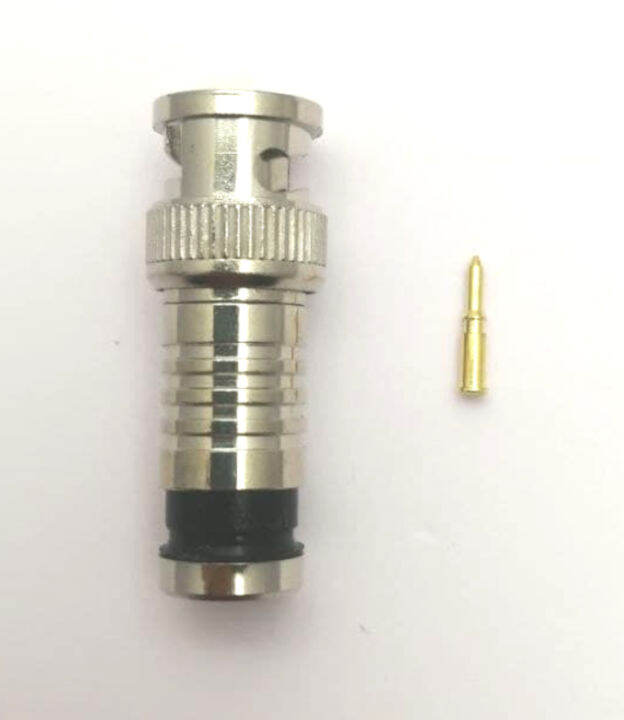 10 pcs Connector for CCTV Cameras Cable Pair BNC Compression RG6 Coax