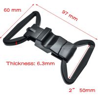 1pcs 50mm Webbing Plastic Belt Strap Backpack Buckle for Outdoor Sports Bag Travel Bag Black