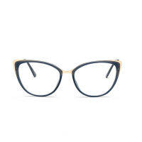 Anti-blue Light Cat Eye Prescription Spectacle Women Myopia Lens Photochromic Glasses Diopter 0 -0.5 -0.75 -1.0 -2.0 To -6.0