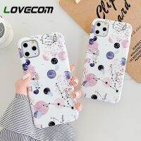 【Great. Cell phone case】 LOVECOM Retro Planets Star กราฟิกเคสโทรศัพท์สำหรับ iPhone 13 Pro 12 11 Pro Max XR XS Max 7 8 Plus X Matte Soft โทรศัพท์ฝาหลัง