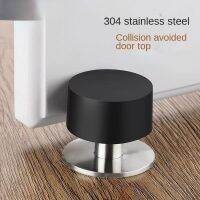 xfcbf304 Stainless Steel Door Stopper Rubber Buffer Door Stopper Door Stopper Toilet Door Anti-collision Device