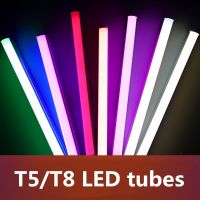 LED Tube T5 Fluorescent Integrated Light T8 Bulb Wall Lamp Lampada 30CM 60CM 6W 10W Ampoule Cold White 110V 220V 240V