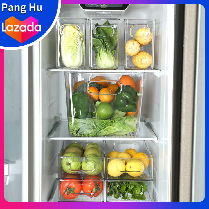 กล่องเก็บของตู้เย็น-กล่องเก็บของในตู้เย็น-ตะกร้าตู้เย็นผักผลไม้ลิ้นชัก-ห้องครัวที่จัดเก็บในตู้เย็นกล่องลิ้นชัก-ลิ้นชักตู้เย็นstackable