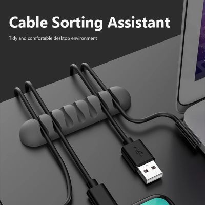 Cable Winder cable Organizer Cable Clip Desk Tidy Organiser Wire Cord USB Charger Cord Holder For Mouse keyboard Cable Organizer