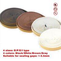 【LZ】ↂ✓  10M D/P/E/I Type Adhesive Door Sealing Strips Rubber Seal Anti-Collision Self Window Foam Weather Strip for sealing Gaps 1-6mm