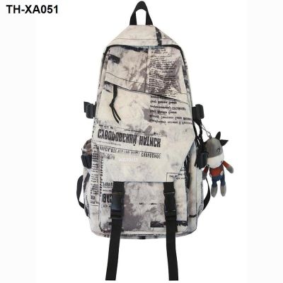 The mk bag male college students large capacity backpack female high school junior middle fashion