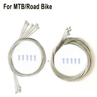 5 pcs MTB Mountain Road จักรยาน Derailleur จักรยาน Shift เบรคภายในสายลวด 2 M ความยาว Shifter Cable with end cap-wangjun1