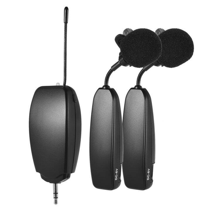 Wireless UHF Microphone System 2 Transmitter and 1 Receiver Musical
