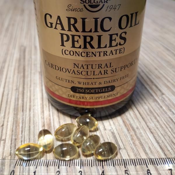 น้ำมันกระเทียมสกัดเข้มข้น-ไร้กลิ่น-garlic-oil-perles-concentrate-250-softgels-solgar