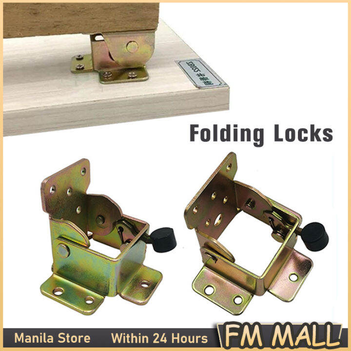 Colored Zinc 90 Degree Adjustable Folding Table Leg Holder Hinge