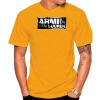 ผู้ชายเสื้อยืดใหม่ Armin Van Buuren TEE 2ด้านเสื้อยืดผ้าฝ้ายสีดำสำหรับผู้หญิง