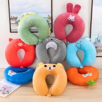 Creative  U-shaped Pillow Cartoon Animal Bear Cat Shape Adult BabyTravel Neck Pillow Car Seat Office Plane Sleeping Pad