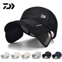 [Hat vendor]2023 Daiwa หมวกเบสบอลตาข่ายระบายอากาศแห้งเร็วสำหรับเดินทางกีฬากลางแจ้งในช่วงฤดูHat vendorหมวกแก๊ปใส่ตกปลาหมวกกันแดดปรับได้