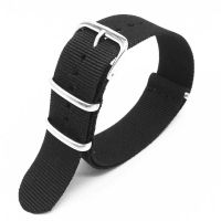 post house7 Nylon Band Silver Buckle Canvas 16mm 18mm 20mm 22mm 24mm Replacement Strap