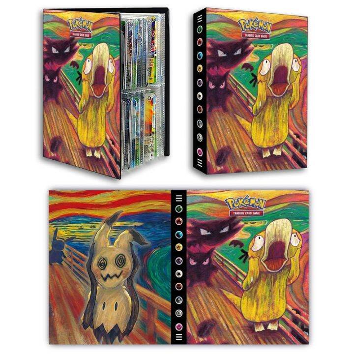 lz-pokemon-240-cards-album-book-collection-holder-pocket-anime-map-game-card-binder-violet-card-album-book-game