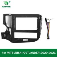 จอ Headunit Dash ในนิ้ว1 10พอดีกับ2Din กรอบแผงหน้าปัดวิทยุ2020-21 OUTLANDER สำหรับรถจีพีเอสนำทางสเตอริโอ