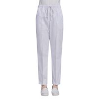 Women Solid Color Nursing Pant Hospital Nurse Pants Female Doctors Work Uniform Flare Leg Pants with Pocket HealthCare Workwear