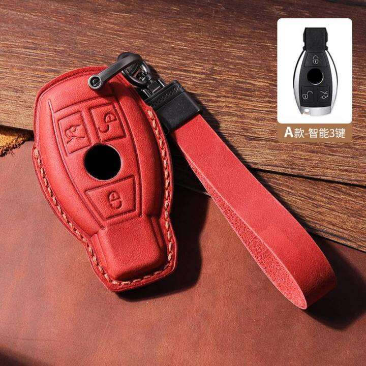 crazy-horse-leather-car-key-case-cover-keyring-for-mercedes-benz-a-b-c-e-s-class-w204-w205-w212-w213-w176-glc-cla-amg-w177-x167