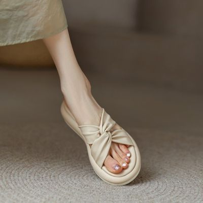 Bing xin] [love show Roman sandals women 2022 summer new platform peep-toe ms word cingulate beach shoes