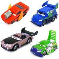 Pixar Cars 2 Toy Alloy Model Car Badger Flame Slugs Blue DJ Wenge Bad Guys Four Group 1:55โลหะของเล่นยานพาหนะของขวัญเด็ก