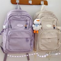 【hot sale】☾ C16 New High Capacity Backpack Korean Womens Bagpack Student Fashion Schoolbag