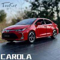 1:32จำลองรถโลหะผสม Teeker Toyota Corolla ของเล่นเหล็กหล่อของเล่นดึงกลับรถโลหะกันเสียงของขวัญสำหรับเด็ก