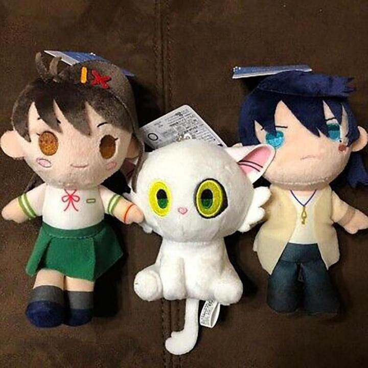 30ซม-suzume-no-tojimari-ตุ๊กตาหนานุ่ม-daijin-cat-and-sadaijin-black-cat-plushie-ตุ๊กตาของขวัญวันเกิดตุ๊กตาสัตว์ยัดไส้นุ่มสำหรับเด็กเล็ก