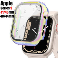 เคสสำหรับ Apple Watch ซีรี่ส์9 41มม. 45มม. 8/7เคสกันกระแทกรอบด้านปกป้องหน้าจอ I Watch Se/ 6/5/4 40มม. 44มม.