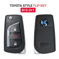 KEYDIY B13-2+1 KD Remote Control Car Key Universal 3 Button for Toyota Style for KD900/KD-X2 KD MINI/ URG200 Programmer