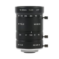 10MP HD 12-36mm Focus Length CS C Mount Zoom Lens for CCTV Camera Industrial Microscope Big View High Working Distance