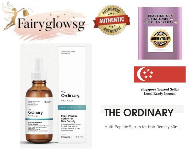 The Ordinary Hair Density Multi Peptide Serum For Hair Density Lazada