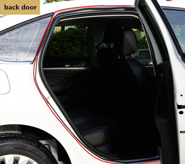 ซีลยางกันสภาพอากาศสติกเกอร์แถบยาวประตูรถกันรั่วสำหรับของขวัญแบบชนบทซูบารุเอ็กซ์วีฟอเรสเตอร์รถยนต์-impreza-xv-ความปลอดภัยของรถสามล้อ-brz