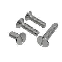 15pcs 8#-32*38 Slotted countersunk head screws machinery nail Corrosion resistant Smooth surface 304 stainless steel