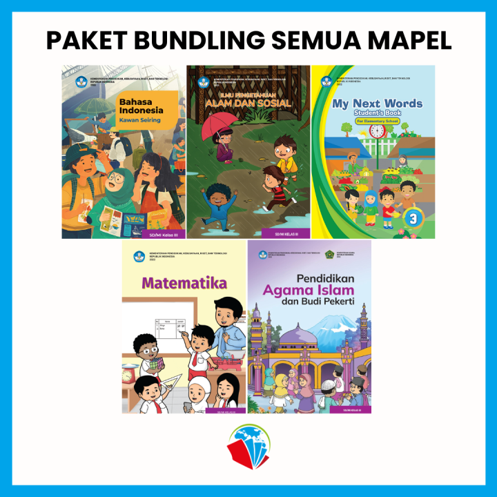 (PER PAKET) BUKU KURIKULUM MERDEKA SD KELAS 3 (KURIKULUM MERDEKA ...