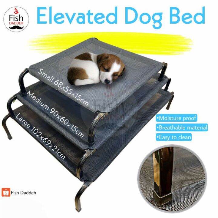 Elevated Dog Bed Heavy Duty Metal Frame Dog Bed Lazada PH