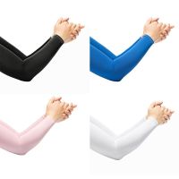 Sun UV Protection Hand Protector Cover Arm Sleeves Ice Silk Sunscreen Sleeves Outdoor Arm Warmer Half Finger Sleeves