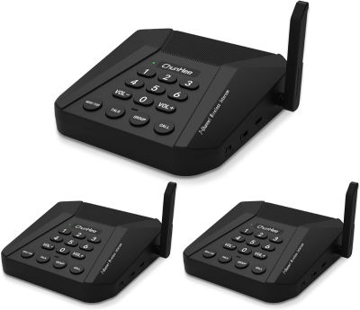 ChunHee Intercoms Wireless for Home Use- Wireless Intercom System for Office Business, 3 Pack