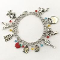 FANTASY UNIVERSE Brand Movie High Quality Fashion Jewelry Cosplay Metal Cartoon Snow White Charm Bracelet Woman/Girl/Boy Gift