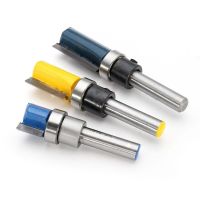 3ชิ้น/เซ็ต1/4นิ้ว Shank แบริ่งโลหะผสมขอบสีแดงรูปแบบ Router Bit เครื่องตัดมิลลิ่ง