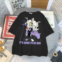 Anime villains villains Bad Girl Group Shot Ursula Kuila Malin Fussen graphic print mens 100% cotton crew neck short sleeve T-shirt