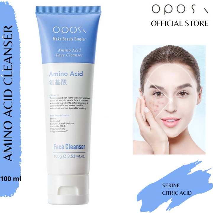 OPOS Amino Acid Face Cleanser 100ml Lazada PH