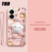 YBDเคสโทรศัพท์สำหรับหญิงสาวน่ารักลูกกวาด3D ใหม่2023สำหรับ Vivo Y16 IQOO Z7X 5G IQOO Z7 Y78 5G Y36 Y35 5G + V29 LITE เคสกล้องที่มีความแม่นยำเคสโทรศัพท์ยอดนิยมเคสกันกระแทกพิมพ์ลายน่ารักพร้อมฟรีสายคล้อง